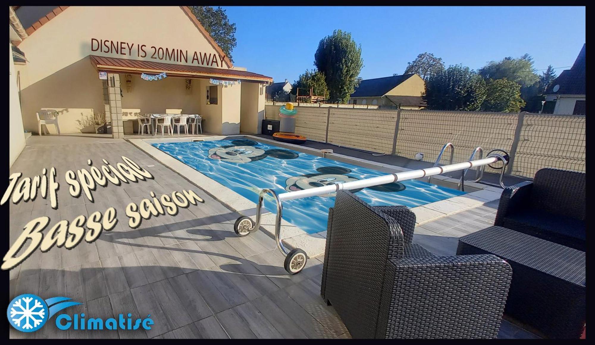 15Min De Disney, Dependance Et Piscine Privee A La Campagne Crevecoeur-en Brie Luaran gambar