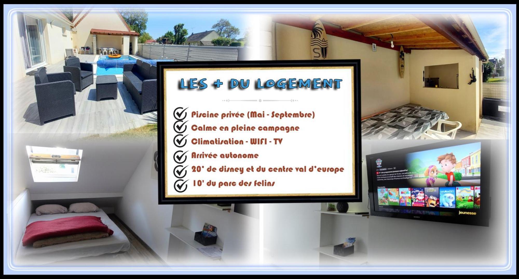 15Min De Disney, Dependance Et Piscine Privee A La Campagne Crevecoeur-en Brie Luaran gambar