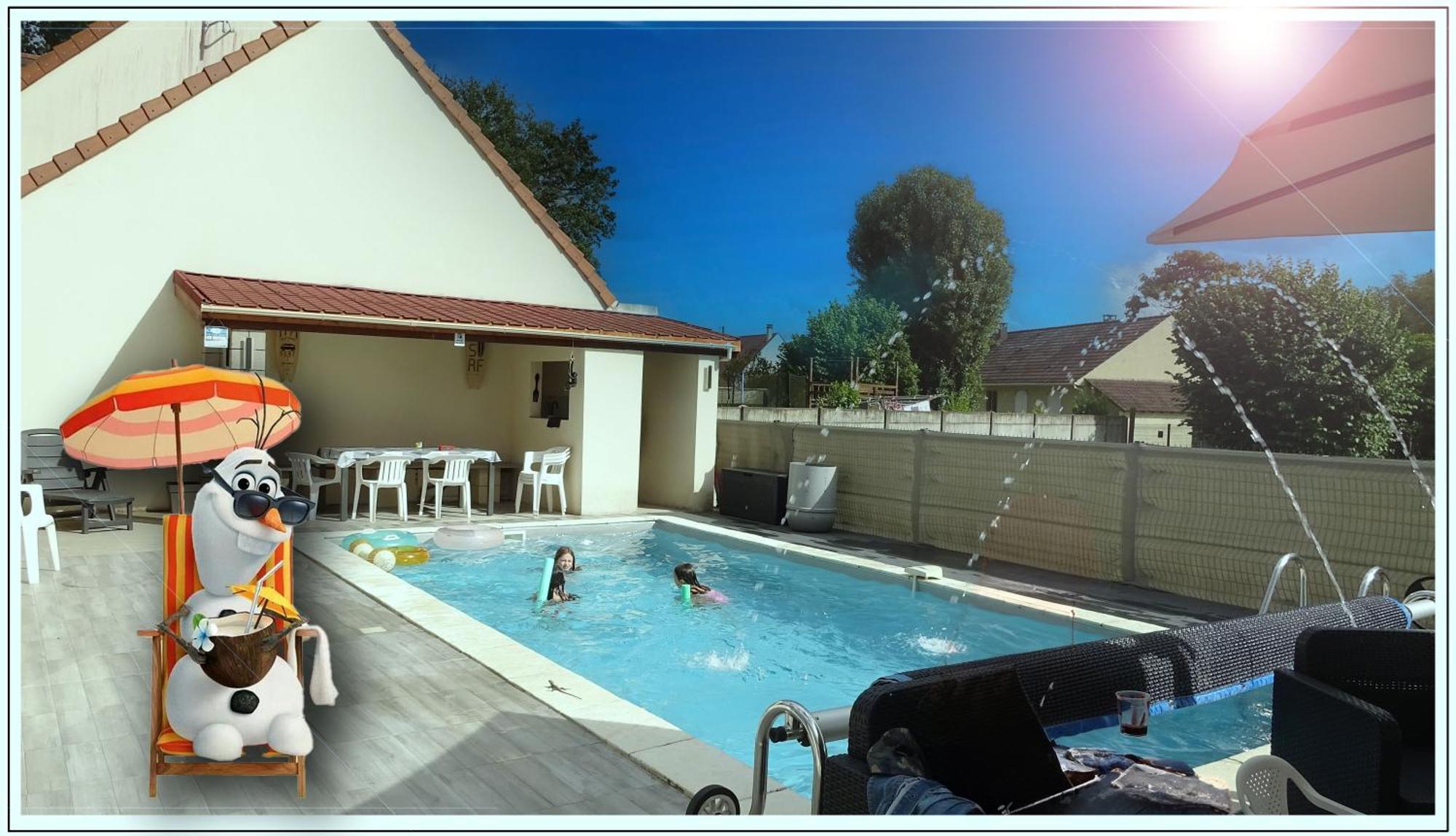 15Min De Disney, Dependance Et Piscine Privee A La Campagne Crevecoeur-en Brie Luaran gambar